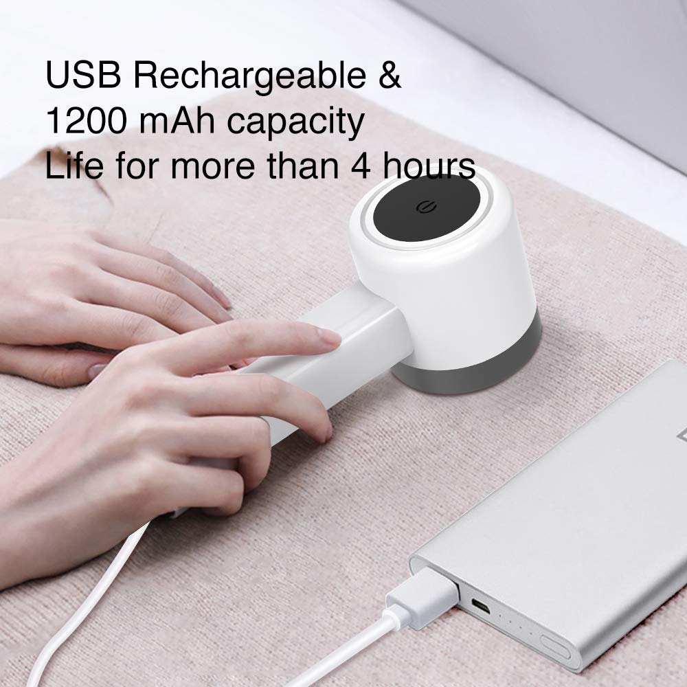 LAPPAZO Quitapelusas Electric Portátil Recortador Removedor Afeitadora para Suéteres Suéteres/Cortinas/Alfombras