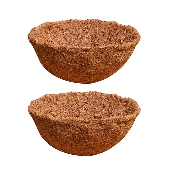 TOPBATHY 2pcs Coco Liner for planters Round Replacement