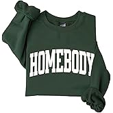 Homebody Sweatshirt Cozy Sweatshirt Crewneck Oversized Homebody Hoodie