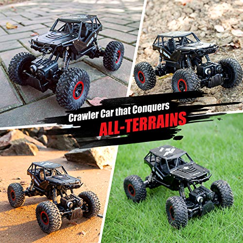 ANTAPRCIS 1:14 Auto Telecomandata, 2,4 GHz 4WD RC Auto di Tutto Terreno, con 2 Batterie Caricabile, Regalo di Natale per Adulti e Bambini