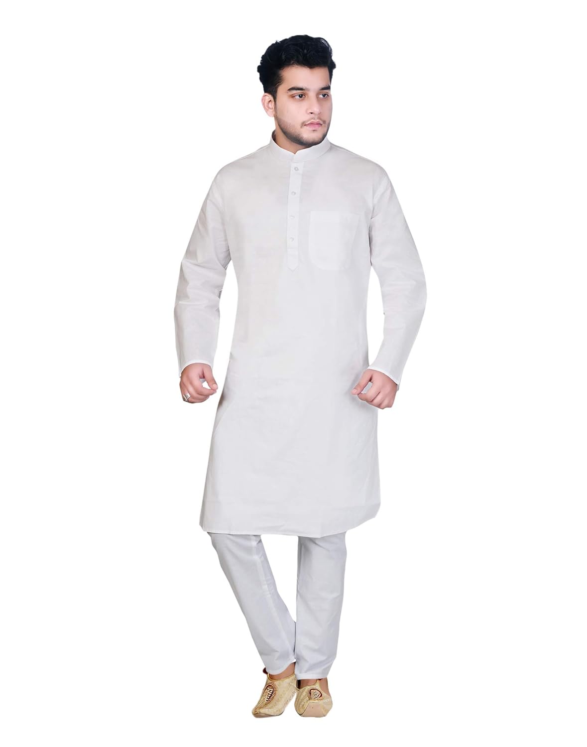 Buy White Kurta Pajama by Fashion .India at Amazon.in