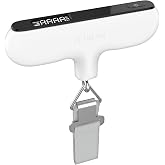 Ultrean Luggage Scale with Power Display, 110lb Digital Suitcase Weight Scale for Travel, Portable Handheld Baggage Scale with Ergonomic Curved Handle, Battery Included