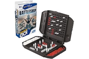 HASBRO GAMING Battleship Grab and Go Game for Ages 7 and Up, Portable for 2 Players, Travel Play for Kids