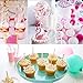 Hiware 200-Pack Pink/Gold Party Paper Straws - 8 Different Patterns Pink Straws/Gold Straws for Party, Birthday, Wedding, Bridal Shower, Baby Shower Supplies and Decorations