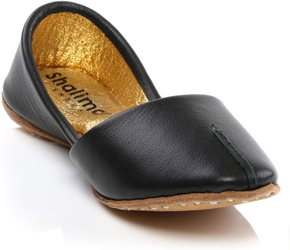 Shalimar Infants Boys Luxurious Polished Traditional Indian Handmade Leather Khussa Jutti Mojari Children Flat Slipons Shoes Sizes
