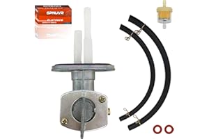 SPNUVR Motorcycle Fuel Valve Petcock Oil Switch Assembly Compatible with Polaris 425 Magnum TTR Petcock, Fit for Yamaha Blaster 200 YFS200 1988-2006 YFM600 Big Bear YFM250 YFM350