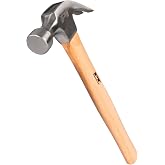 Performance Tool W1076 16 oz. Wood Handle Claw Hammer | Drop forged high carbon steel head. Heavy duty hardwood handle. Ideal for carpentry and DIY projects