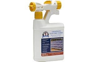 Bare Ground Winter Bare Ground Solutions One Shot 1S-SPCHEC Solar Panel Cleaner Concentrate with Hose-End Mixing Sprayer, 32 oz (1 Quart)