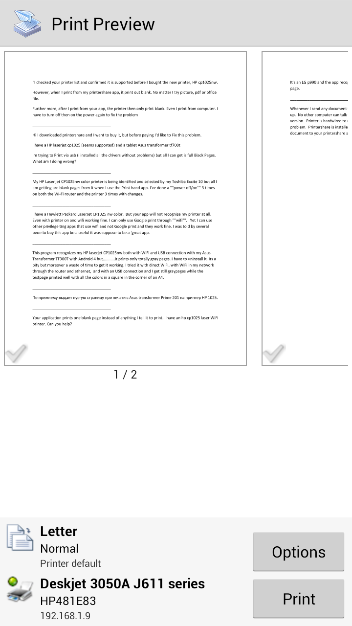 printershare compatible printers