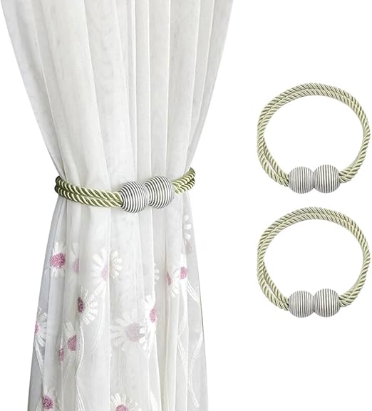 Amazon Com Elecharm One Pair Stylish Curtain Tiebacks Modern