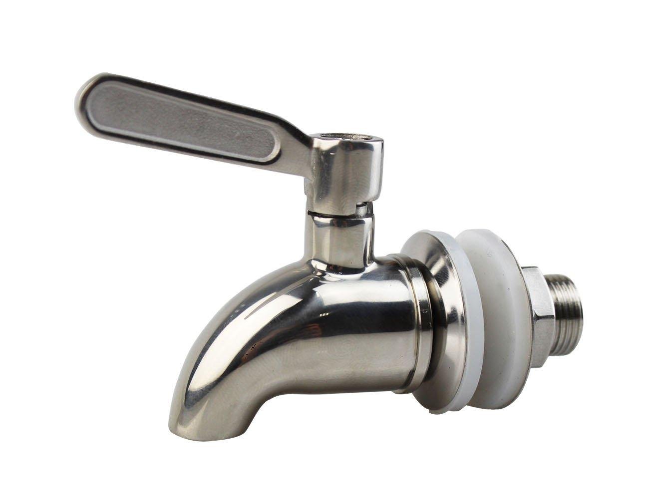 NEW Stainless Steel Beverage Dispenser Replacement Spigot Kit, Polished