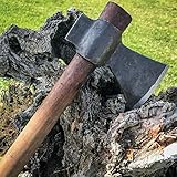 K EXCLUSIVE Hand-Forged Wooden Handle Axe