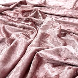 Ice Fabrics Stretch Crushed Velvet Fabric by The