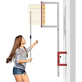 LQDMAER Vertical Jump Measurement Tool, Wall Mounted Vertical Jump Tester 27.5-47 Inches, 2.29-4 ft Adjustable Height Vertical Jump Trainer, Vertical Height Jump Measure Device Outdoor Use