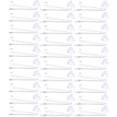 Kridzisw Clear Plastic Earrings Stud Hypoallergenic Lobe Earrings Stud for Surgery Sensitive Ears Clear Ear Hole Retainer Earring Spacers Piercing Jewelry for Men Women, Silicone Rubber Backs Earnuts