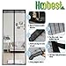 Hoobest Magnetic Screen Door with Heavy Duty Mesh Curtain and Full Frame Velcro Fits Door Size Up to 36”x82” Max.