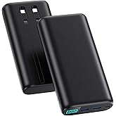 Portable Charger 40,800mAh Power Bank with Built-in Cables,5 USB Output Battery Pack Backup,25W PD USB C Phone Charging Travel Essential Outdoor for iPhone 17/16/15/14 Pro,Android Galaxy Pixel Nexus