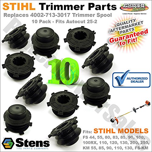 STIHL 4002-713-3017 (10 Pack) Aftermarket Trimmer head spools for Auto-cut 25-2