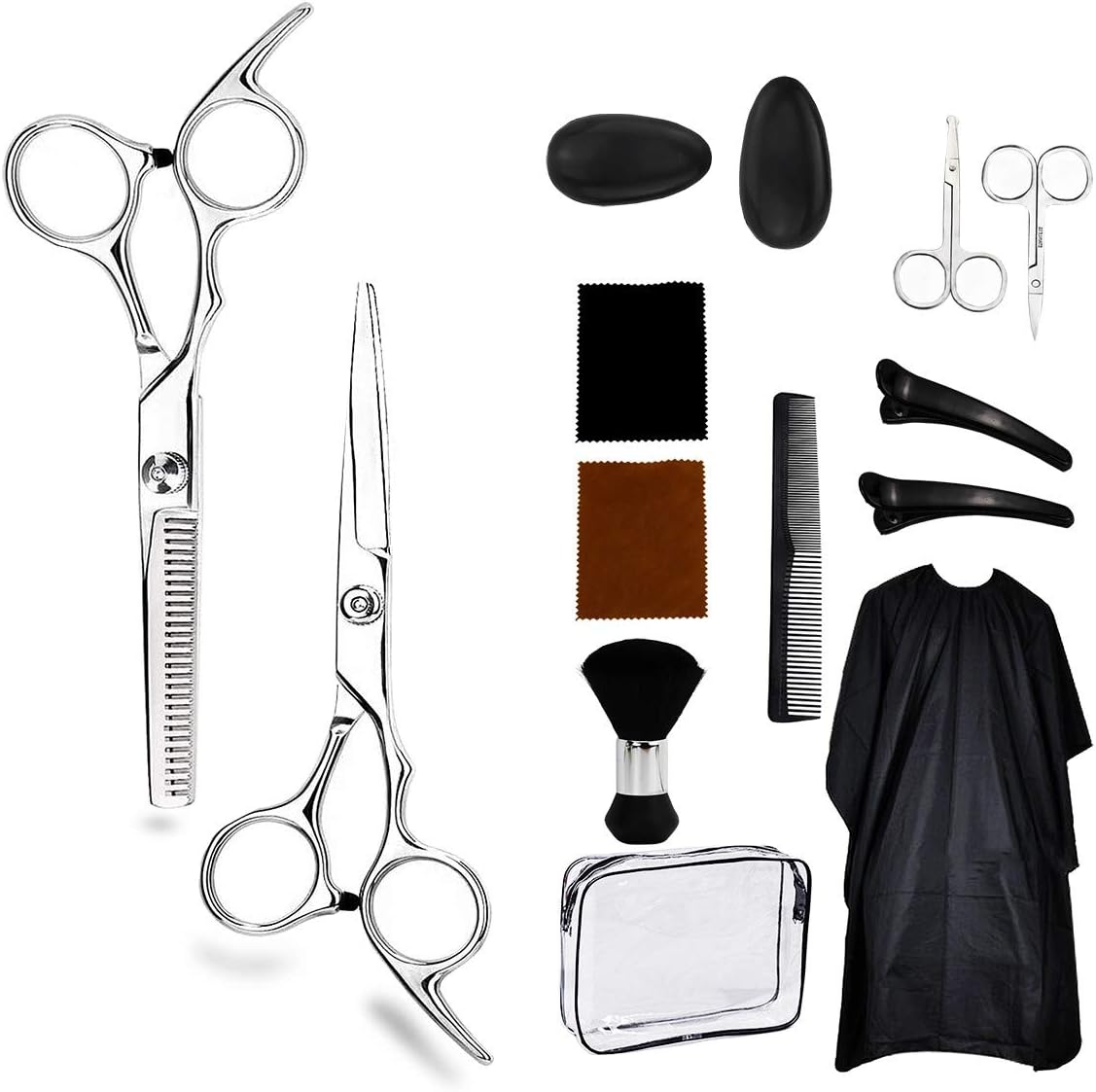 Hair Cutting Scissors Set Hairdressing Tool with Exquisite Haircut Package for Barber Salon Home 13 Pack