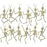 Rhode Island Novelty Skeleton Keychains - Pack of 12