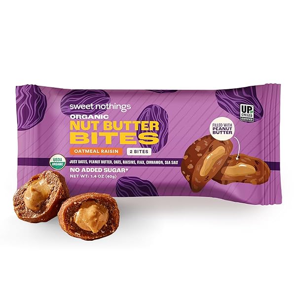 SWEET NOTHINGS OATMEAL RAISIN NUT BUTTER BITES
