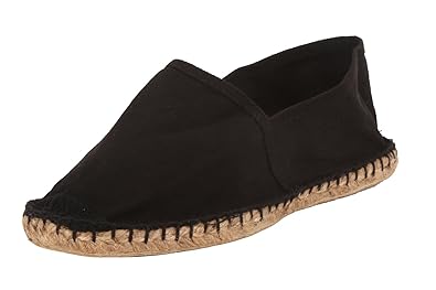 Sommerlatschen Espadrilles, schwarz, vollgummiert, NEU, Unisex, SL1402