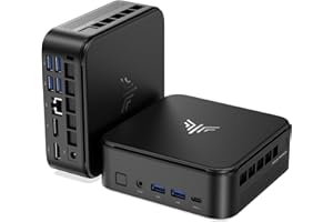 KAMRUI E3B Mini PC, AMD Ryzen 5 7430U (6C/12T, Up to 4.3GHz) Mini Computer, 16GB DDR4 512GB M.2 SSD Mini PC W11 PRO, 4K Tripl
