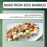 Mobi Lock 200 Pcs Fancy Bamboo Knot Cocktail Picks 12cm view 2