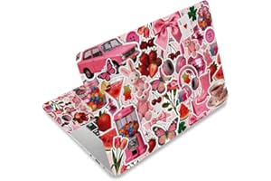 CRAFTYMELODY Laptop Skin Sticker Decal PVC Vinyl Quote Sticker Notebook PC Protector Waterproof Scratch Resistant Laptop Skin