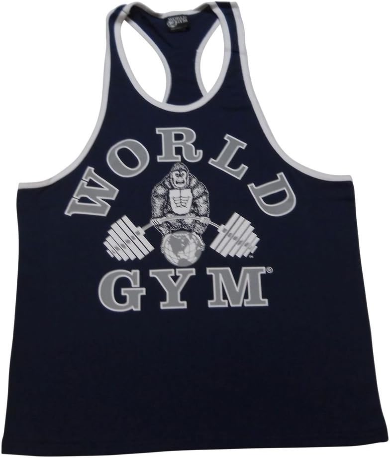 World Gym Ringer Tank Top
