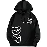 Verdusa Men's Cartoon Hoodie Sweatshirts Streetwear Long Sleeve Pullover Tops Fall Clothes