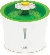 Catit Flower Cat Water Fountain Drinking Fountain with Water Level Window view 1