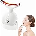 Red Light Therapy Device, 7 in 1 Neck and Face Massager, Portable Facial Massager, face massager for skin tightening and Face