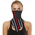 YAYOUREL Neck Gaiter Face Mask Covering Bandanas for Men Women Summer UV Face Scarf Mask Cover Facemask Balaclava Headbands