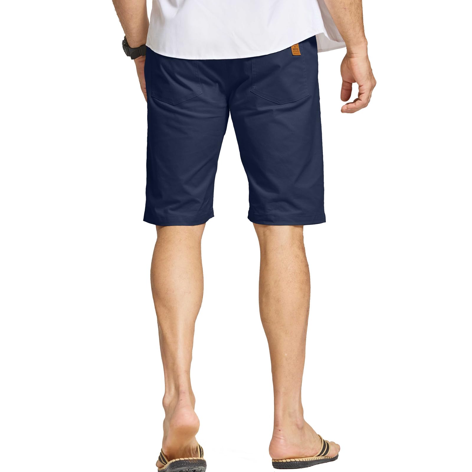 ZOXOZ Kurze Hose Herren Shorts Herren Sommer Chino Shorts Baumwolle Cargo Shorts Freizeithose Kurz Mit Taschen Dunkelblau XL 2