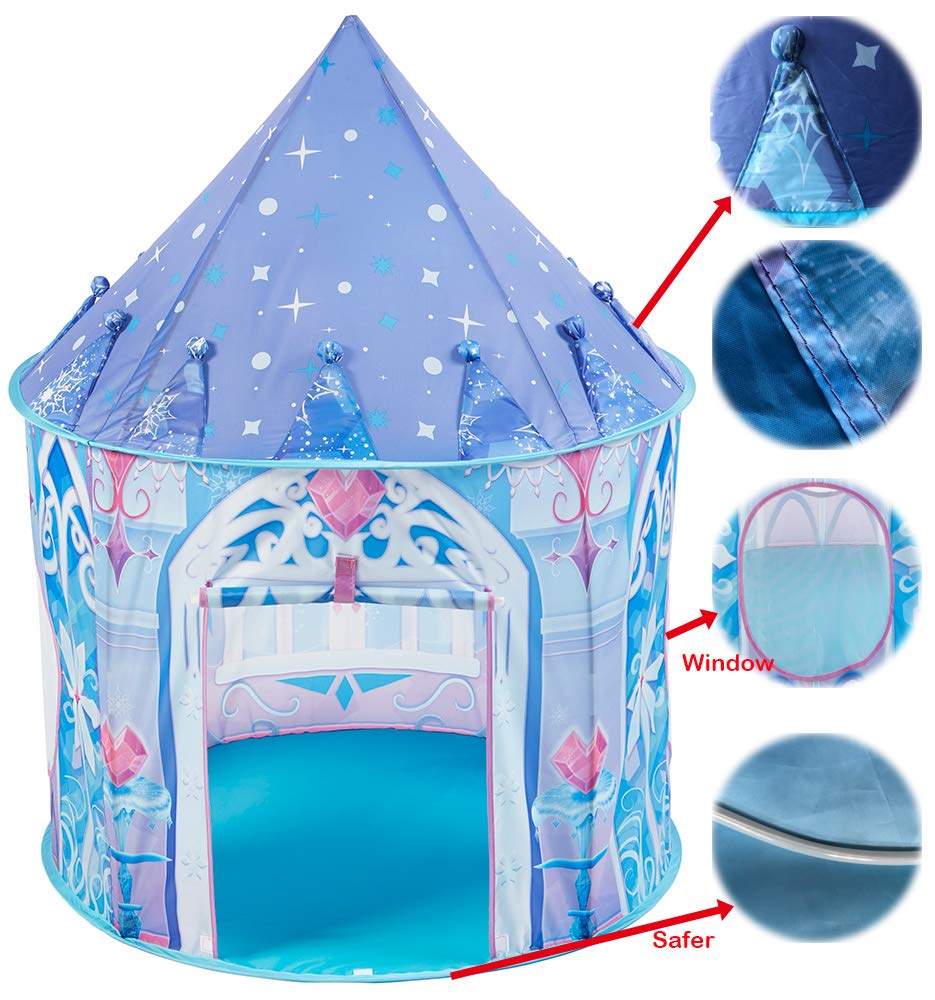 Kidodo Kids Play Tent Toy Children Pop Up Tent Kids Playhouse Indoor Outdoor Game Party Birthday Gifts Toddler for Boys Girls. Tunnel Foldable Tent for Baby Children