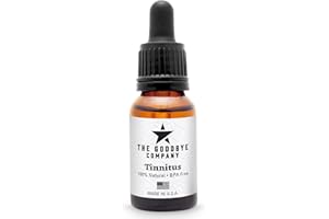 THE GOODBYE COMPANY Tinnitus Essential Oil Serum - Organic Tinnitus Relief and Remedy | Natural Treatment for Tinnitus's Symptom of Ear Ringing