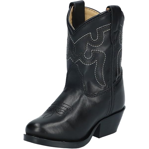 Amazon.com | Old West Boys' Canyon Cowboy Boot Snip Toe Tan 10 D(M