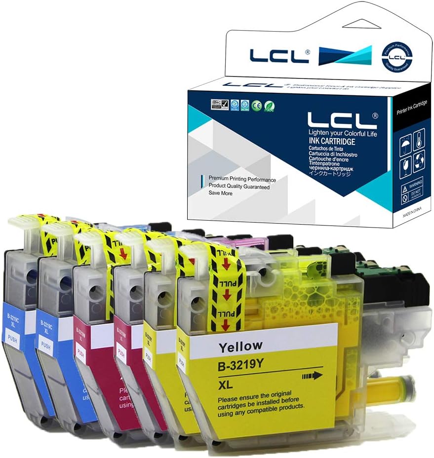 LCL LC3217 LC3219XL Ink Cartridge Replacement for Brother LC3219XL LC3219XLC LC3219XLM LC3219XLY for MFC-J5330DW MFC-J5335DW MFC-J5730DW MFC-J5930DW MFC-J6530DW MFC-J6930DW MFC-J6935DW (6Pack)