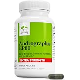 Terry Naturally Andrographis EP80 Extra Strength - Brain Health - 60 Count | Immune, Liver and Brain Health Support. 60 capsules.