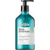 L'Oreal Professionnel Clarifying Shampoo, For Oily Greasy Hair, Purifies from Sweat, Residue, Scalp Treatment, Relief, Serie 