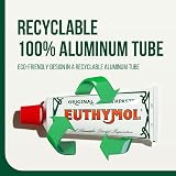 Euthymol Original Toothpaste 75ml x6 Fluoride Free Vegan Eucalyptus Thymol view 5