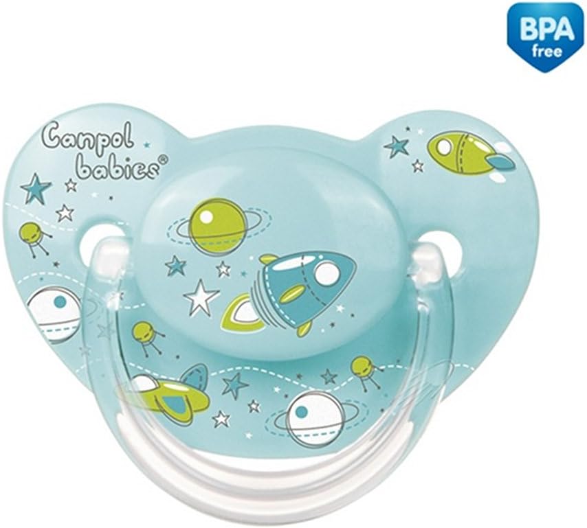 CANPOL Babies orthodontic soother "Machines", 0-6 months, 1pc.