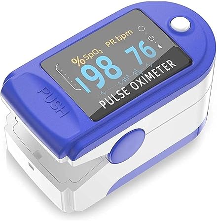 Rhobos Pulse Oximeter Fingertip | Blood Oxygen Saturation Monitor Fingertip, Blood Oxygen Meter Finger Oxymeter Finger with Pulse, O2 Monitor Finger for Oxygen