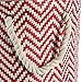 DII Chevron Woven Paper Storage Organizer Bin Laundry Hamper, Organize Clothing, Toys, Pet Supplies, Accessories, Kids & Baby Nursery Basket, Large Round, Rust