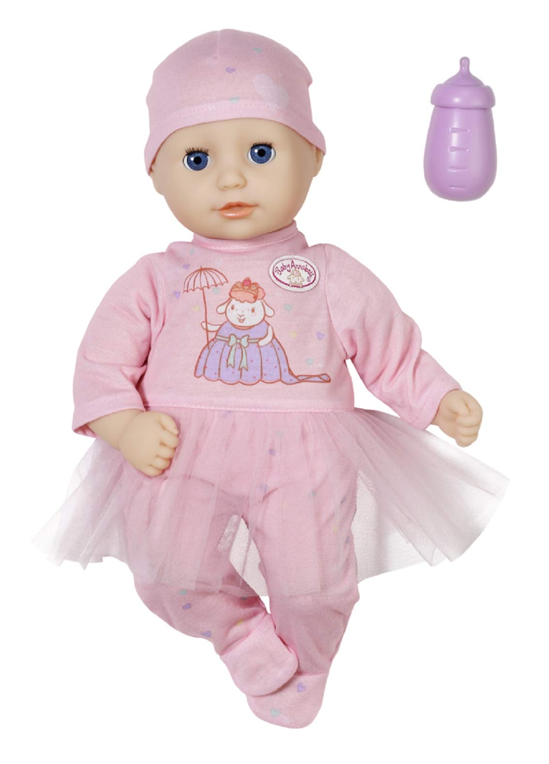 Baby Annabell Little Sweet Annabell 36cm - For Toddlers 1 Year & Up - Promotes Empathy & Social Skills - Includes Romper, Bottle & Hat
