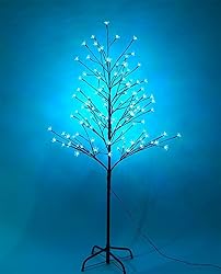 Lightshare Cherry Blossom Lighted Tree 5 Feet, RGB