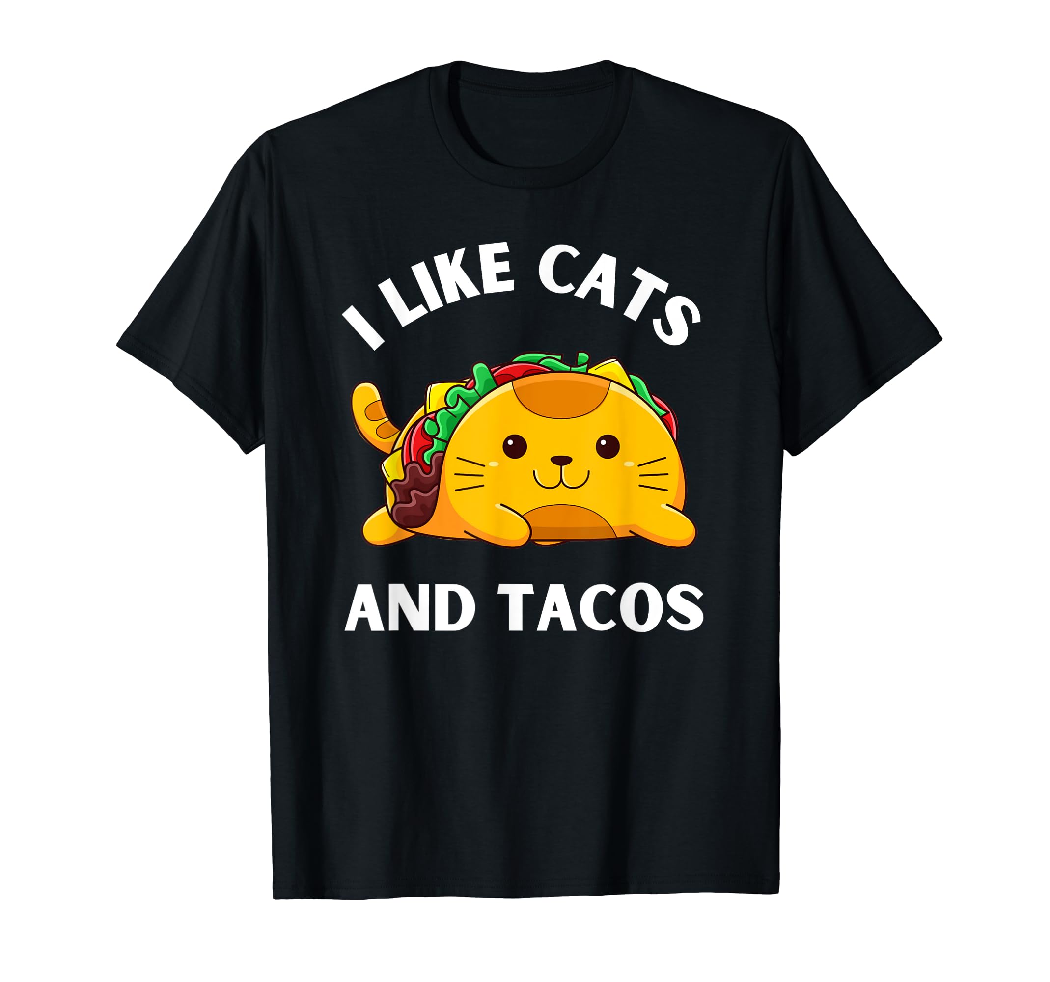 Kawaii Taco Cat I Like Cats And Tacos T-Shirt