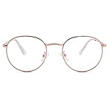 Kursan Classic Round Clear Lens Glasses for Women