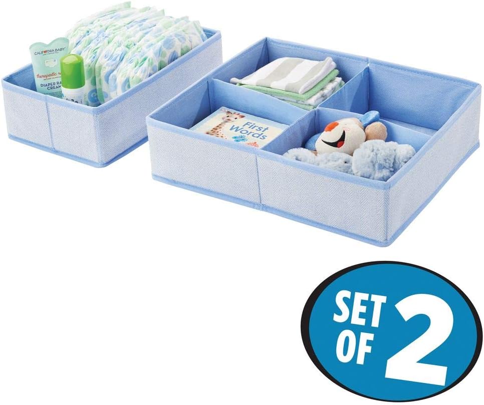 blue nursery dresser